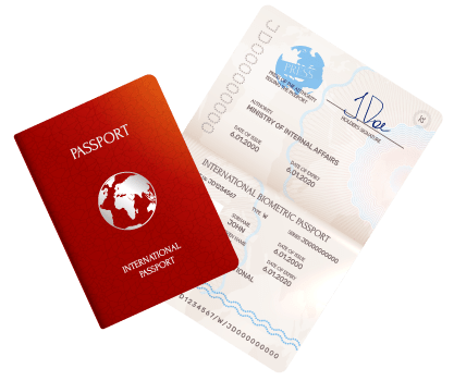 Passport and travel visa